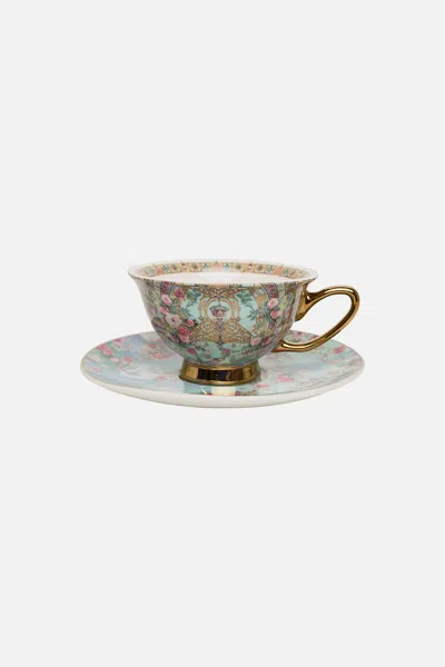 Camilla Tea Cup And Saucer Set The Jewellery Museum In Multi