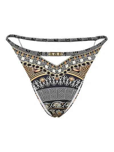 Camilla Temples Of Dendara Bikini Bottoms In Black