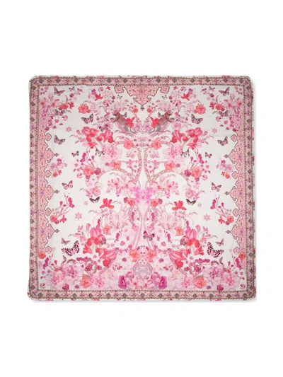 Camilla The Botanical Novella Blanket In White