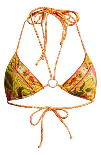 Camilla Flower Child Society Bikini Top In The Flower Child Society