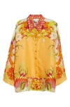 Camilla The Flower Child Society Silk Blouse In The Flower Child Society