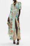 Camilla V Neck Bias Slip Dress With Back Frill The Jewellery Museum In The Jewellery Museum