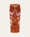 Camilla The Obelisk Gate Layered Long Sarong Coverup In The Obelisk Gate