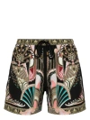Camilla Mid Length Boardshort They Called Her Nefertari In Multicolor