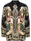 Camilla Mens Oversized Shirt They Called Her Nefertari In Black