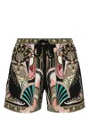 Camilla Mid Length Boardshort They Called Her Nefertari In Black