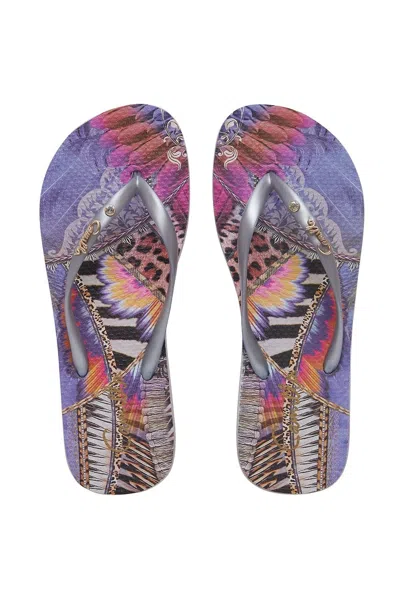 Camilla Thong Peace Plantation In Multi