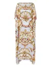 Camilla Throne Games Silk Tunic In Multi