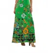Camilla Tie Front Cut Out Maxi Dress In Good Vibes Generation In Green