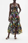 Camilla Tie Front High Low Dress Meet Me In Marchesa In Multi