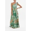 Camilla Tie One Shoulder Dress Corridor Of Calm In Corridor Of Calm