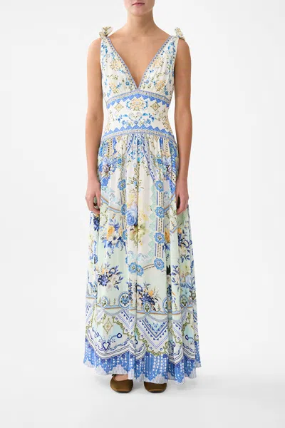 Camilla Tie Shoulder Dress My Homespun Heart In Multi