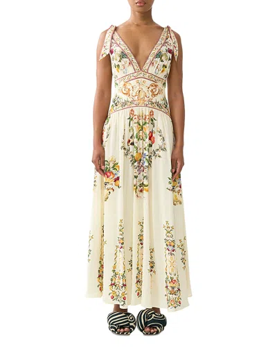 Camilla Tie Shoulder Dress Va Va Vintage In Multi