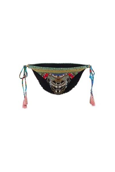 Camilla Tie Side Pant With Rings Guardians Of The Sun In Black