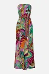 Camilla Tie Waist Strapless Jumpsuit Giza Goddess