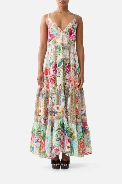Camilla Tiered Bodice Dress Sultans And Queens In Multi