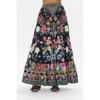 Camilla Crystal-embellished Poplin Maxi Skirt In Midnight In Monserrate