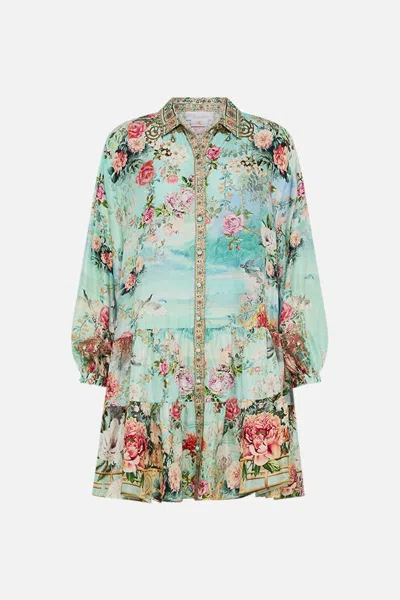 CAMILLA TIERED SHIRT DRESS THE JEWELLERY MUSEUM