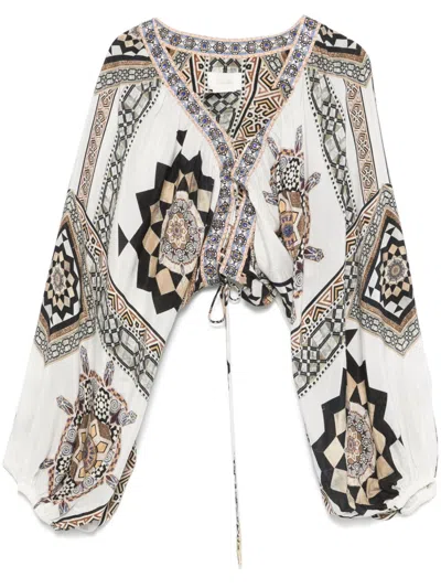 CAMILLA TILE STYLE BLOUSE