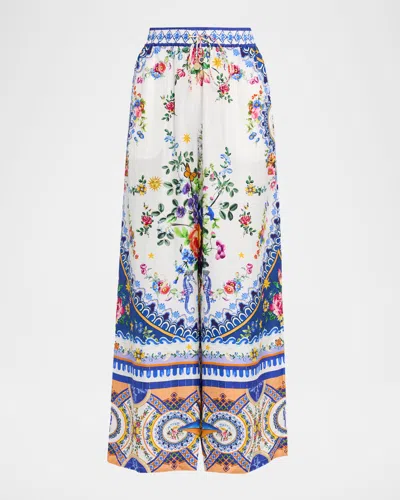 Camilla Tiles Darls Silk Pants