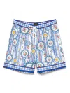 Camilla Tiles Darls Swim Shorts In Blue