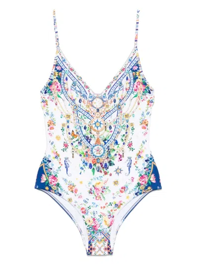 Camilla Tiles Darls Swimsuit In Blue