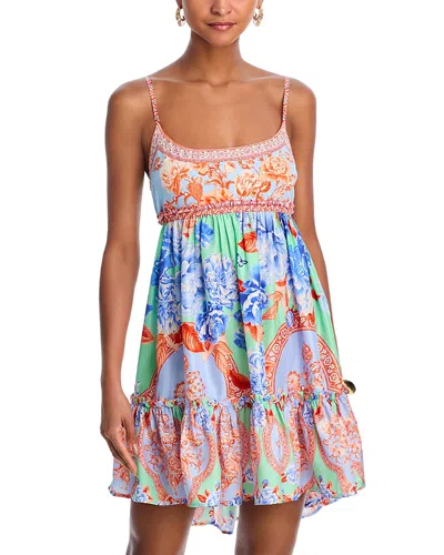 Camilla Topkapi Pop Silk Short Dress In Multi