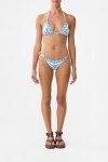 Camilla Tri Bikini Set With Tie Sides And Ring Trims Isnik Lullaby In Multi