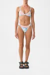 Camilla Tri Bikini Top With Knot Front Topkapi Pop In Multi