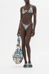 Camilla Tri Bra Bikini With Multicolour Stitch Detail Oasis Oracle
