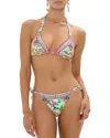Camilla Spirit Of Santa Maria Soft Tie Triangle Two-piece Swimsuit In Multi