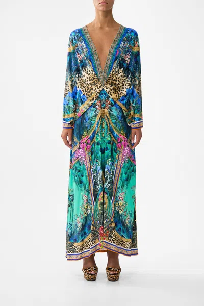 Camilla Tuck Front Jersey Dress Animal Alchemy In Multi