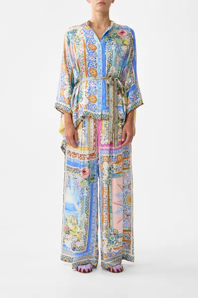 CAMILLA TUCK FRONT PANT NAVÀS NOUVEAU