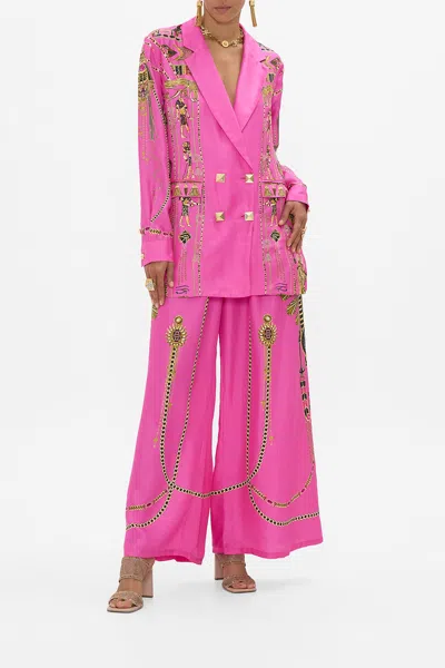 Camilla Tuck Front Pant Song Of The Scarab In Pink
