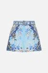 Camilla Hemline Shorts With Floral Pattern And Belt