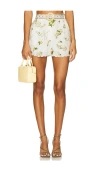 Camilla Tuck Front Shorts Botanical Utopia In Green