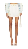 Camilla Tuck Front Short In White