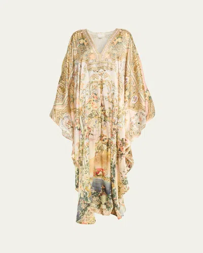 Camilla Twilight In Istanbul Long Kaftan In Multi