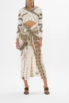 Camilla Twist Front Jersey Hooded Dress Goddess Energy
