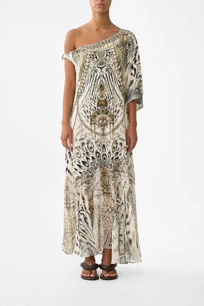 Camilla Twisted One Shoulder Dress Lady Lionheart In White