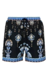 Camilla Mid Length Boardshort Under Scarab Skies In Multicolor
