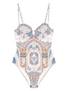 Camilla Underwire Cup One Piece Make Me Your Mosaic In White
