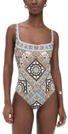 Camilla Underwire Square Neck One Piece Make Me Your Mosaic In Make Me Your Mosaic