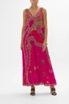 Camilla V Neck Flared Jumpsuit Kissed By A Cobra