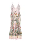 Camilla V Neck Full Length Bias Slip Dress Millas Got Mail In Pink