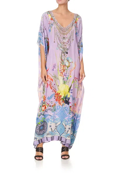 Camilla V Neck Kaftan At First Sight In Pink