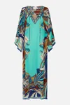 Camilla V Neck Kaftan With Ties Oasis Oracle