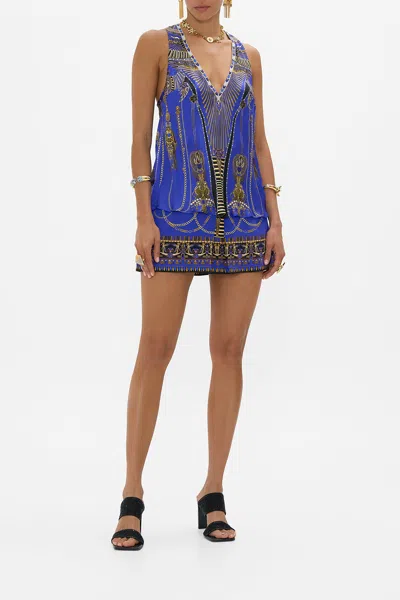 Camilla V Neck Top With Knot Back My Fair Pharaoh
