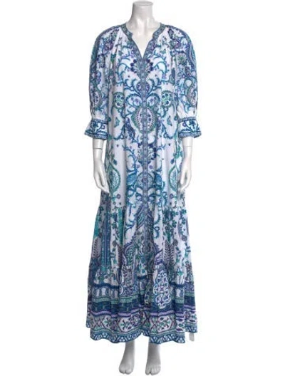 Pre-owned Camilla Vintage Long Dress In Blue