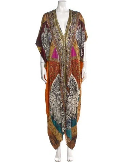 Pre-owned Camilla Vintage Long Dress In Multi